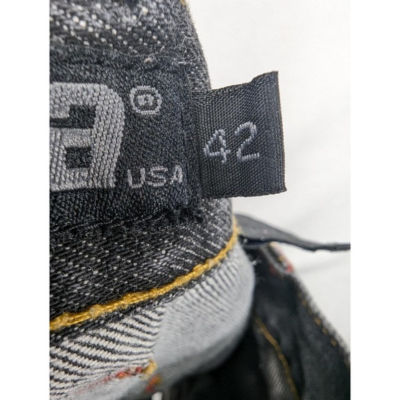 DNM Mecca‎ Carpenter Denim Shorts Vintage Streetwear Pockets Black 42 - Picture 6 of 11